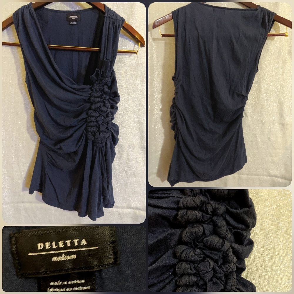 Navy Blue Top